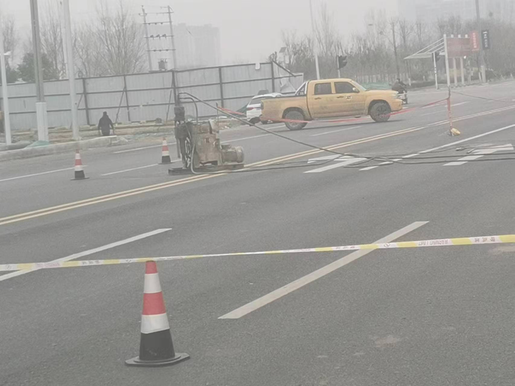 宁远公路路基沉陷注浆